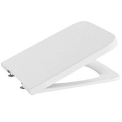   WC tető, Roca Inspira A80153262B Square wc-ülőke és fedél matt fehér