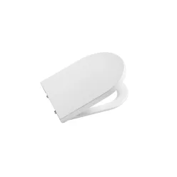   WC tető, Roca Inspira A80152C00B Round kompakt wc-ülőke és fedél 560/600 mm hosszú wc-hez