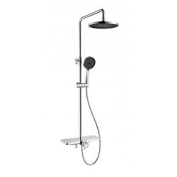   Zuhanyszett, Sanotechnik AST707 Zuhanyrendszer termosztátos csapteleppel, króm