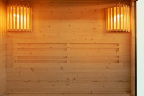 Szauna, Sanotechnik PANORAMA BLACK finn szauna, kétszemélyes J61130