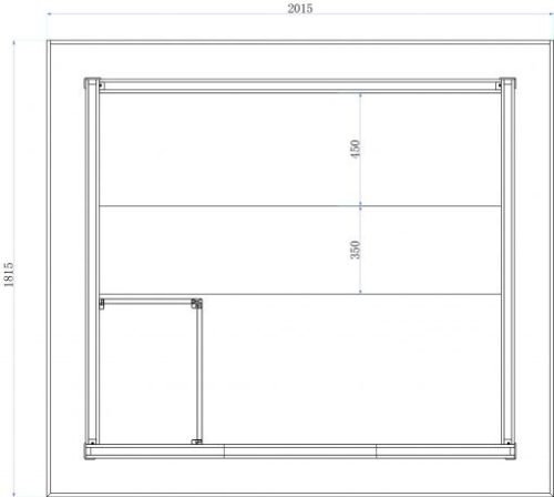 Szauna, Sanotechnik LAHTI kültéri infra- és finn szauna, 5-6 személyes F30200