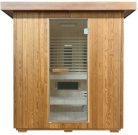 Szauna, Sanotechnik LAHTI kültéri infra- és finn szauna, 5-6 személyes F30200