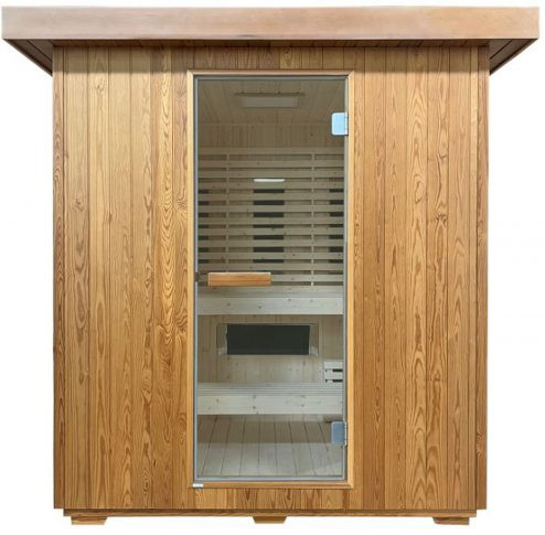 Szauna, Sanotechnik LAHTI kültéri infra- és finn szauna, 5-6 személyes F30200