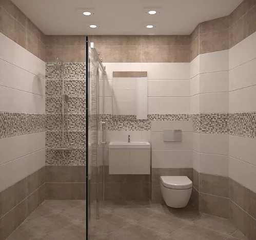 Dekorcsempe, Atrium AT.Alpha Cubic Taupe 25x70  0021852855207