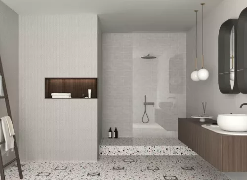 Dekorcsempe, Ape Ceramica Tip White 20X50  A034975