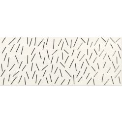 Dekorcsempe, Ape Ceramica Decor Rain White 20X50  A034999