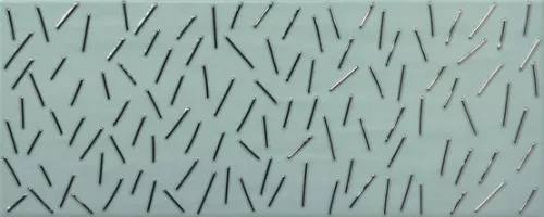 Dekorcsempe, Ape Ceramica Decor Rain Turquoise 20X50  A035001