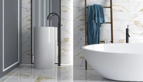 Dekorcsempe, Ecoceramic EC.DC.Marshall Gold 30x90  0318720011174