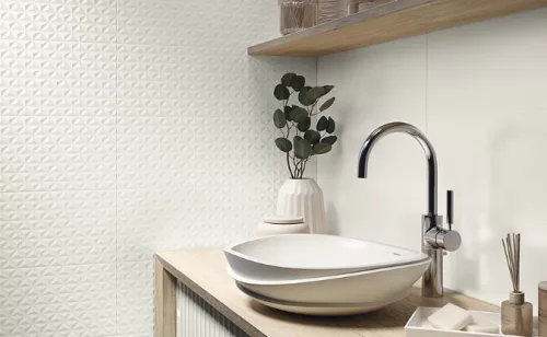 Dekorcsempe, Ape Ceramica Anouk Bianco 20X60 A036835