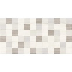 Dekorcsempe, Oliver Design Tessile Cubik Beige 25x50