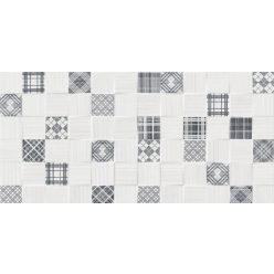 Dekorcsempe, Oliver Design Decor Tessile Cubik Gris 25x50