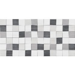 Dekorcsempe, Oliver Design Tessile Cubik Gris 25x50
