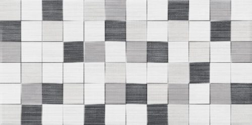 Dekorcsempe, Oliver Design Tessile Cubik Gris 25x50