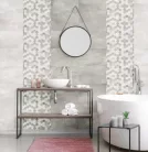 Dekorcsempe, Valore Klara Grey Dekor 25x40cm