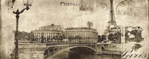 Dekorlap, Valore Post Card Beige 1 Glass Inserto 20x50cm