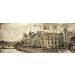 Dekorlap, Valore Post Card Beige 2 Glass Inserto 20x50cm