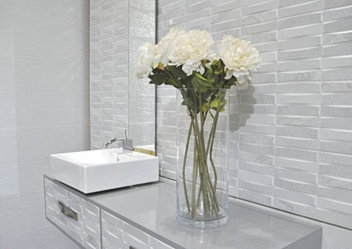 Dekorcsempe, Emigres Teide XL Blanco 25x75cm