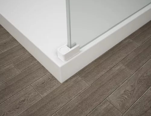 Walk-in, Sapho Esca White Matt ES1011-07 Walk-in, szabadonálló, transzparent üveg, 110 cm