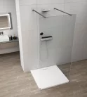 Walk-in, Sapho Esca Black Matt ES1015-06 Walk-in, szabadonálló, transzparent üveg, 150 cm
