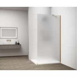   Walk-in, Sapho Esca Gold Matt ES1110-04 Walk-in, falra szerelhető, matt üveg, 100 cm