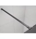 Walk-in, Sapho Esca Black Matt ES1112-06 Walk-in, szabadonálló, matt üveg, 120 cm