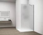 Walk-in, Sapho Esca Chrome ES1114-01 Walk-in, falra szerelhető, matt üveg, 140 cm
