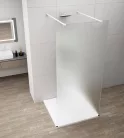 Walk-in, Sapho Esca White Matt ES1114-07 Walk-in, szabadonálló, matt üveg, 140 cm
