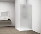 Walk-in, Sapho Esca White Matt ES1115-03 Walk-in, falra szerelhető, matt üveg, 150 cm