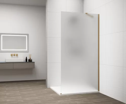 Walk-in, Sapho Esca Gold Matt ES1170-04 Walk-in, falra szerelhető, matt üveg, 70 cm