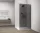 Walk-in, Sapho Esca White Matt ES1215-03 Walk-in, falra szerelhető, füst üveg, 150 cm