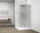 Walk-in, Sapho Esca White Matt ES1310-03 Walk-in, falra szerelhető, flutes üveg, 100 cm