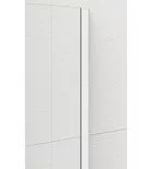 Walk-in, Sapho Esca White Matt ES1311-03 Walk-in, falra szerelhető, flutes üveg, 110 cm