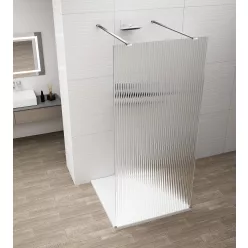   Walk-in, Sapho Esca Chrome ES1311-05 Walk-in, szabadonálló, flutes üveg, 110 cm