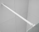 Walk-in, Sapho Esca White Matt ES1313-07 Walk-in, szabadonálló, flutes üveg, 130 cm