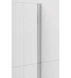 Walk-in, Sapho Esca Chrome ES1314-01 Walk-in, falra szerelhető, flutes üveg, 140 cm
