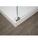 Walk-in, Sapho Esca Chrome ES1315-01 Walk-in, falra szerelhető, flutes üveg, 150 cm