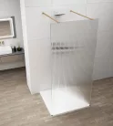 Walk-in, Sapho Esca Gold Matt ES1315-08 Walk-in, szabadonálló, flutes üveg, 150 cm