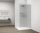 Walk-in, Sapho Esca White Matt ES1370-03 Walk-in, falra szerelhető, flutes üveg, 70 cm