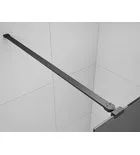 Walk-in, Sapho Esca Black Matt ES1513-06 Walk-in, szabadonálló, barna üveg, 130 cm