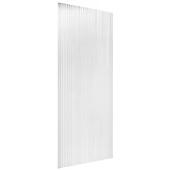   Zuhanyfal, Sapho Esca ES1313 Walk-in zuhanyfal, flutes üveg, 130x210 cm