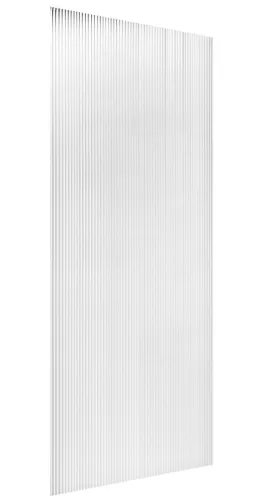 Zuhanyfal, Sapho Esca ES1380 Walk-in zuhanyfal, flutes üveg, 80x210 cm