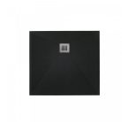 Zuhanytálca, West Zara 80x80 cm, black