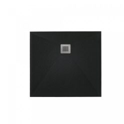 Zuhanytálca, West Zara 80x80 cm, black