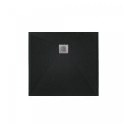 Zuhanytálca, West Zara 90x90 cm, black