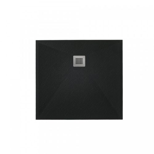 Zuhanytálca, West Zara 90x90 cm, black