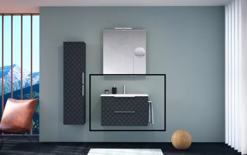 Alsó szekrény, Tboss Quarto 60 króm fogantyúval