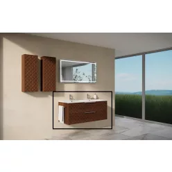 Alsó szekrény, Tboss Quarto 120 2F króm fogantyúval