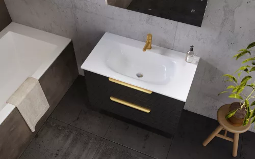 Alsó szekrény, Tboss Carvea 60 króm fogantyúval