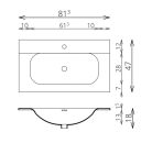 Alsó szekrény, Tboss Carvea 80 króm fogantyúval