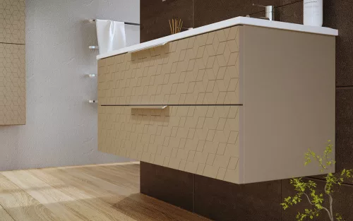 Alsó szekrény, Tboss Carvea 120 2F króm fogantyúval